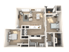 The Presley at Whitney Ranch Apartments Loving You Floor Plan